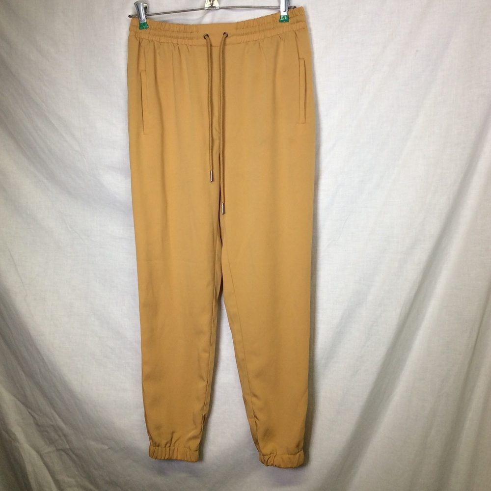 Shinestar Golden Mustard Jogger Pants with Drawstring